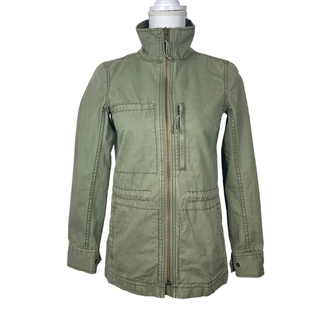 Madewell Fleet Jacket Olive Green Size XXS - Picture 5 of 14